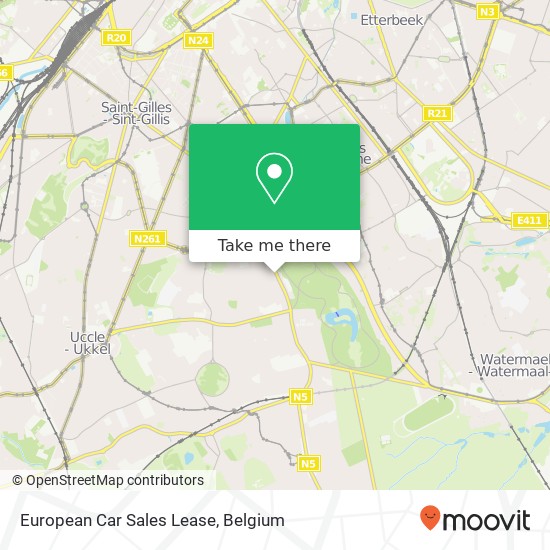 European Car Sales Lease map