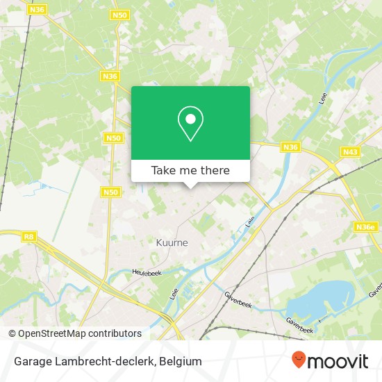 Garage Lambrecht-declerk map