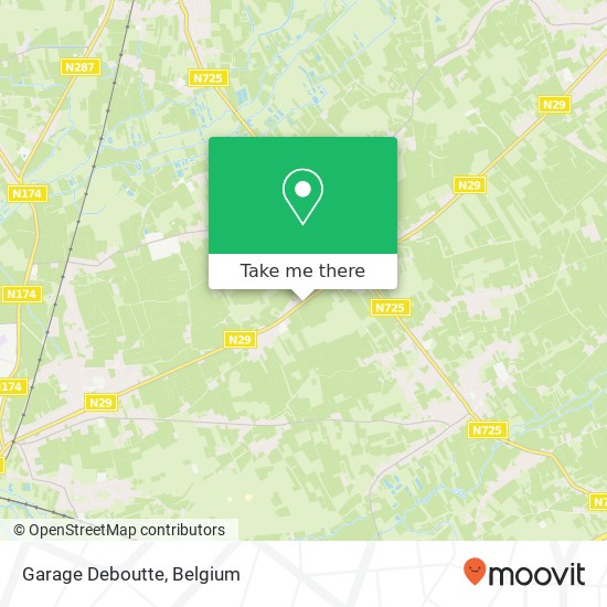 Garage Deboutte map