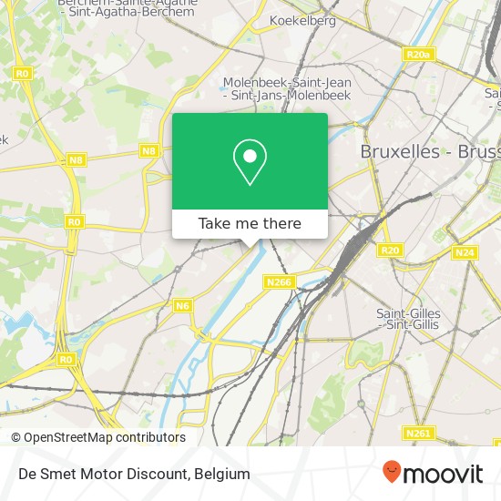 De Smet Motor Discount map