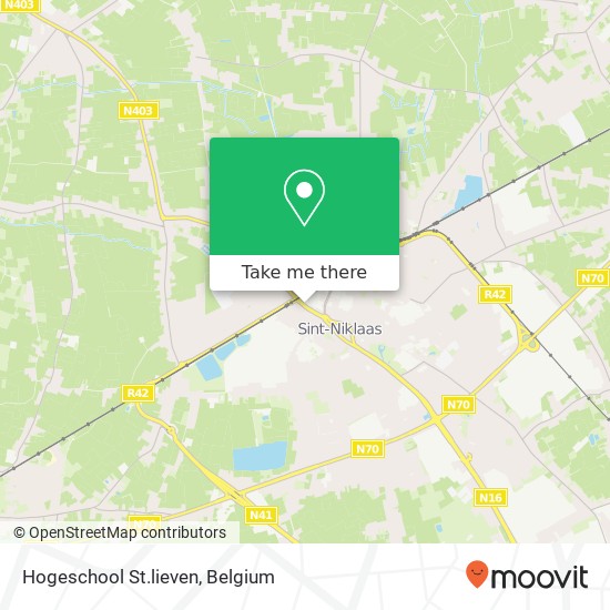 Hogeschool St.lieven map