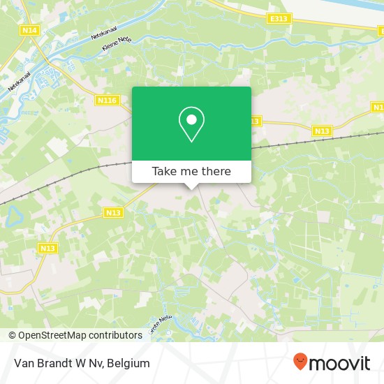 Van Brandt W Nv map