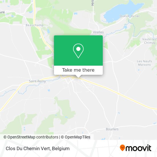 Clos Du Chemin Vert map