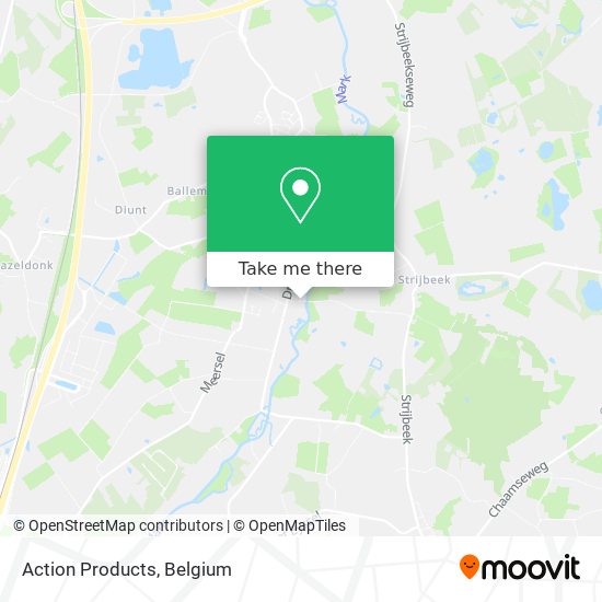 Action Products map