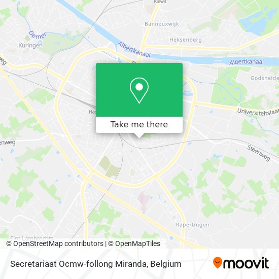 Secretariaat Ocmw-follong Miranda map