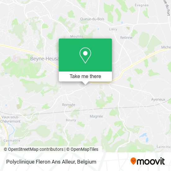 Polyclinique Fleron Ans Alleur map