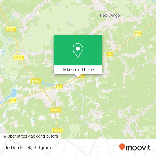 In Den Hoek map