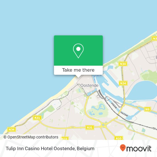 Tulip Inn Casino Hotel Oostende plan