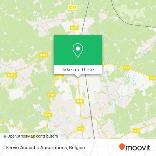 Servio Acoustic Absorptions map