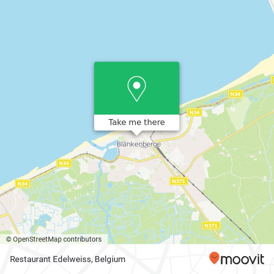 Restaurant Edelweiss map