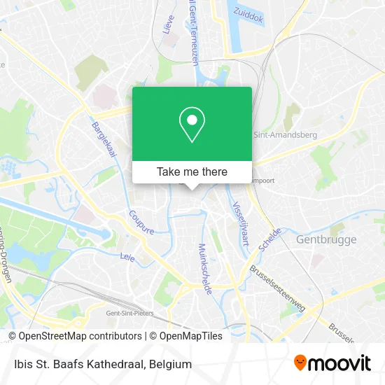 Ibis St. Baafs Kathedraal map