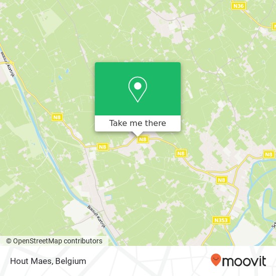 Hout Maes map