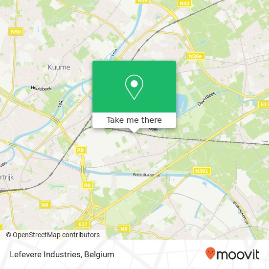 Lefevere Industries map
