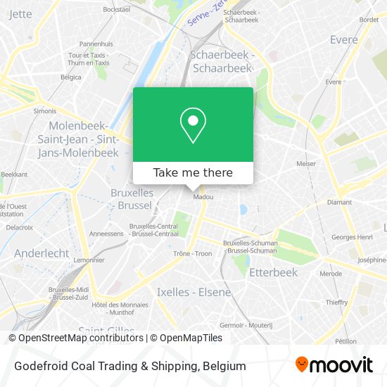 Godefroid Coal Trading & Shipping map