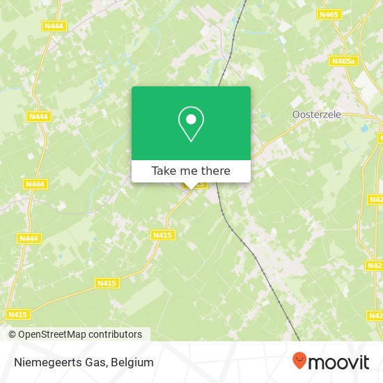 Niemegeerts Gas map