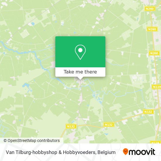 Van Tilburg-hobbyshop & Hobbyvoeders plan