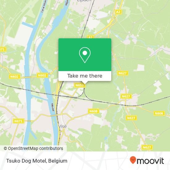 Tsuko Dog Motel map