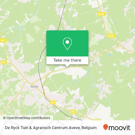 De Ryck Tuin & Agrarisch Centrum Aveve map
