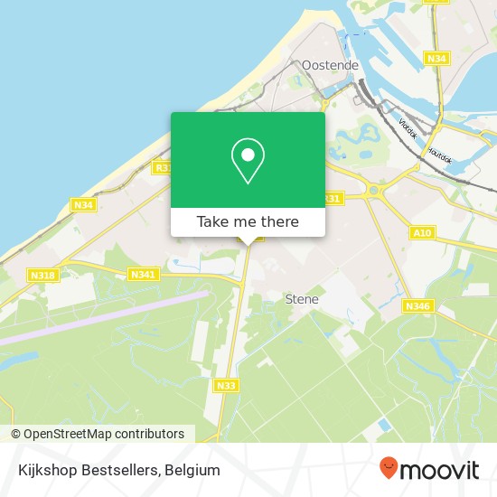 Kijkshop Bestsellers map