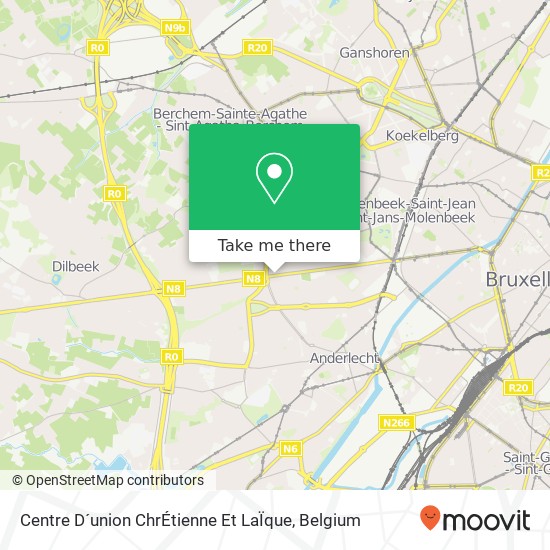 Centre D´union ChrÉtienne Et LaÏque map
