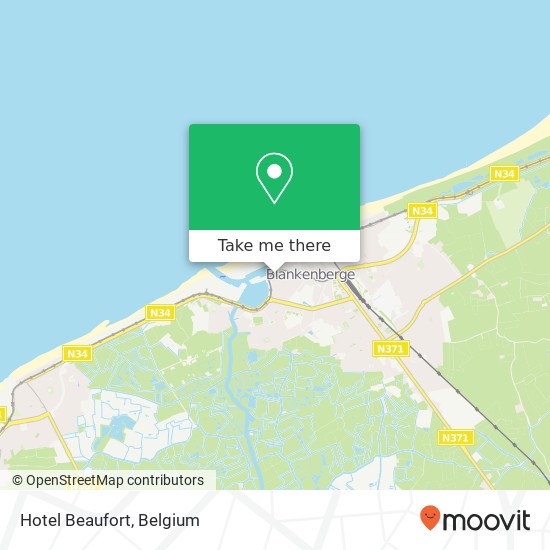 Hotel Beaufort map