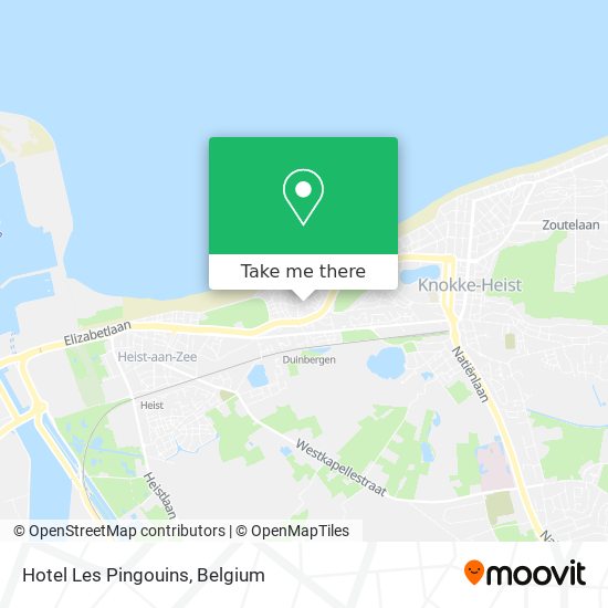 Hotel Les Pingouins map