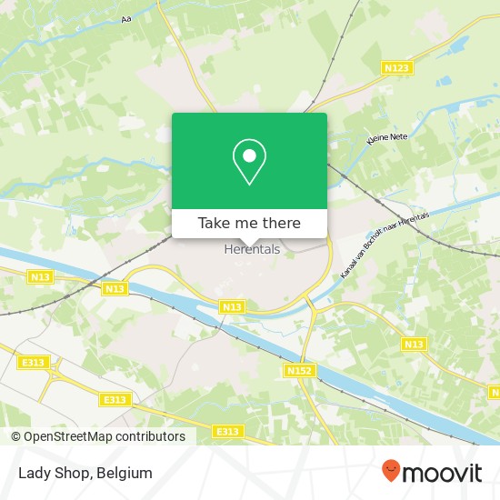 Lady Shop map