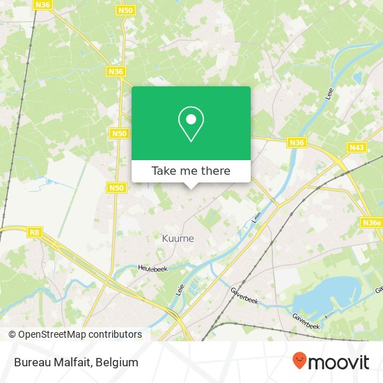 Bureau Malfait map