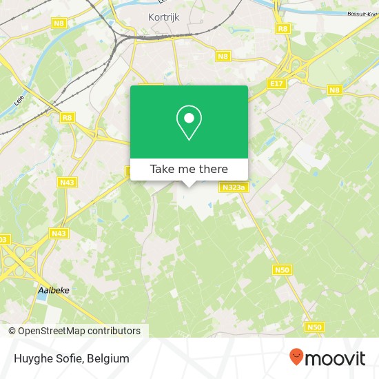 Huyghe Sofie map