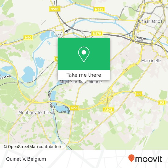 Quinet V map