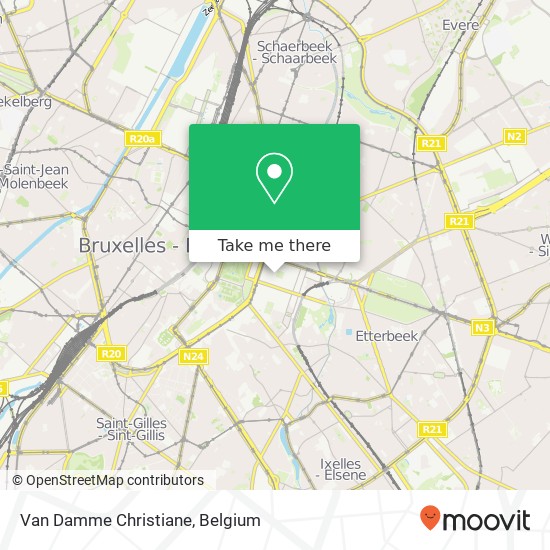 Van Damme Christiane map