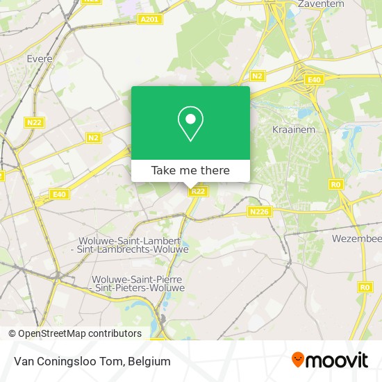 Van Coningsloo Tom map