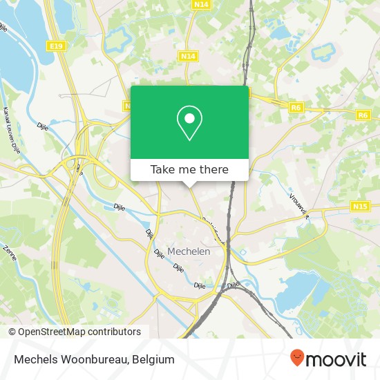 Mechels Woonbureau plan