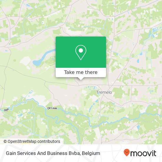 Gain Services And Business Bvba map