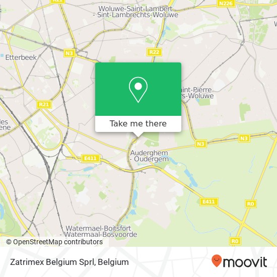 Zatrimex Belgium Sprl map