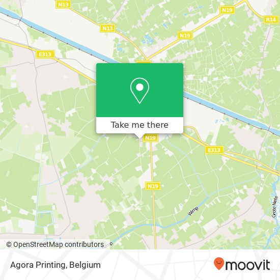 Agora Printing map