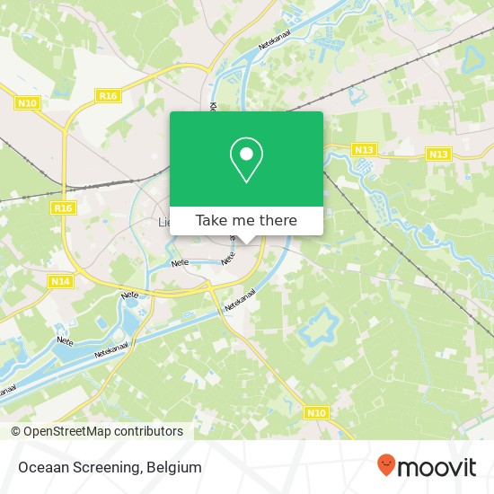 Oceaan Screening map