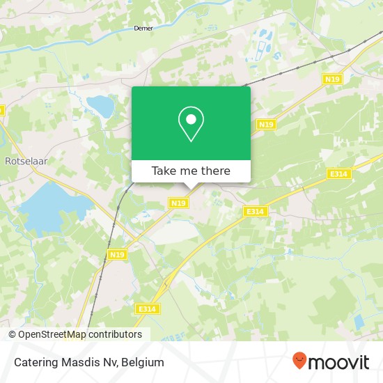 Catering Masdis Nv map