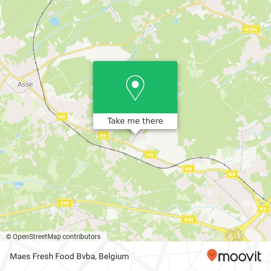 Maes Fresh Food Bvba map