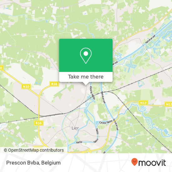 Prescon Bvba map