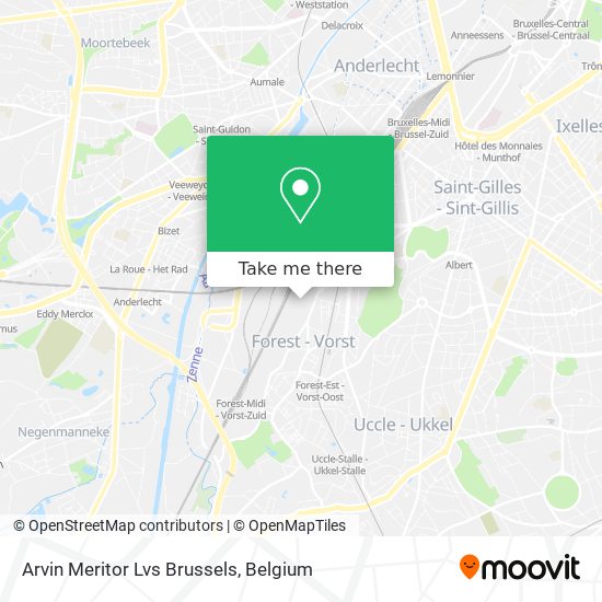 Arvin Meritor Lvs Brussels map