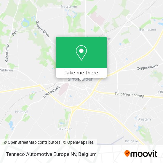 Tenneco Automotive Europe Nv map
