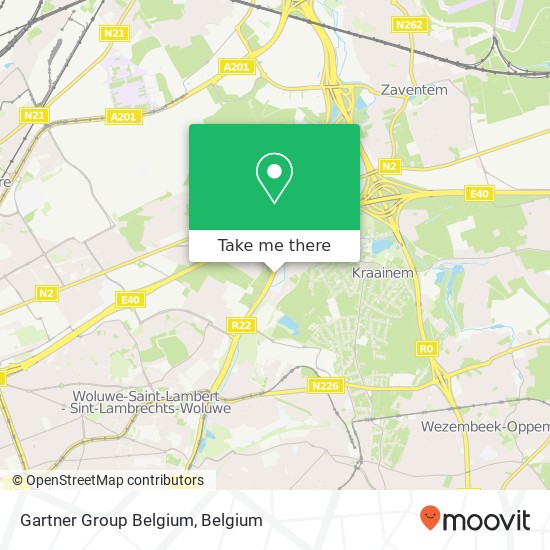 Gartner Group Belgium map