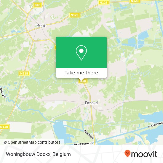 Woningbouw Dockx map