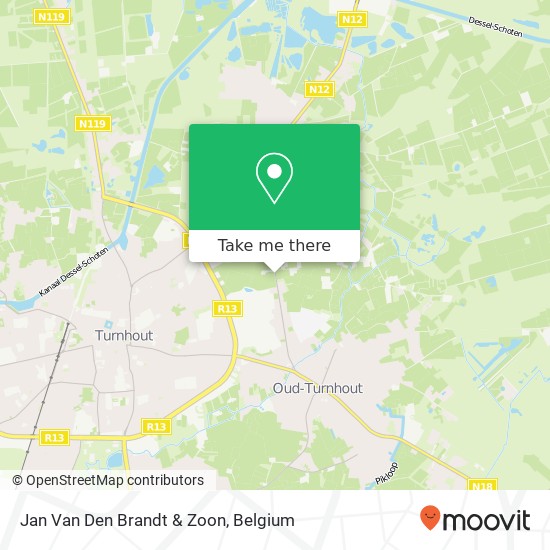 Jan Van Den Brandt & Zoon map
