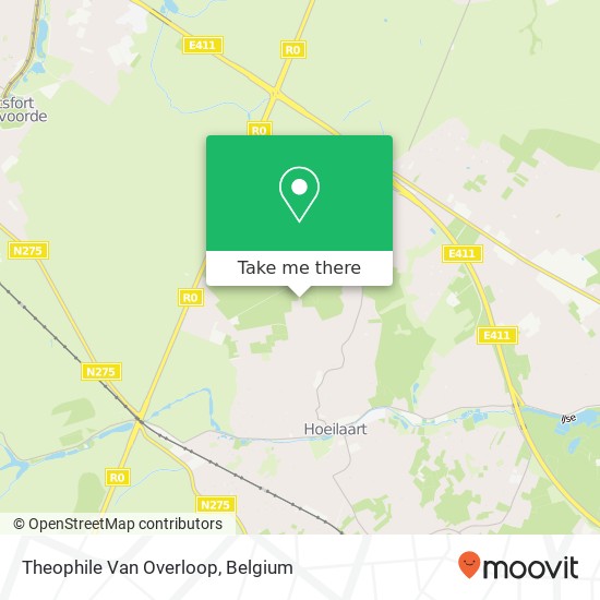 Theophile Van Overloop map