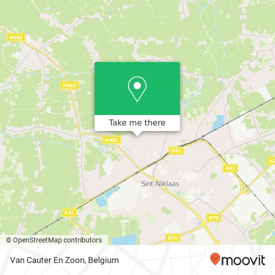 Van Cauter En Zoon map