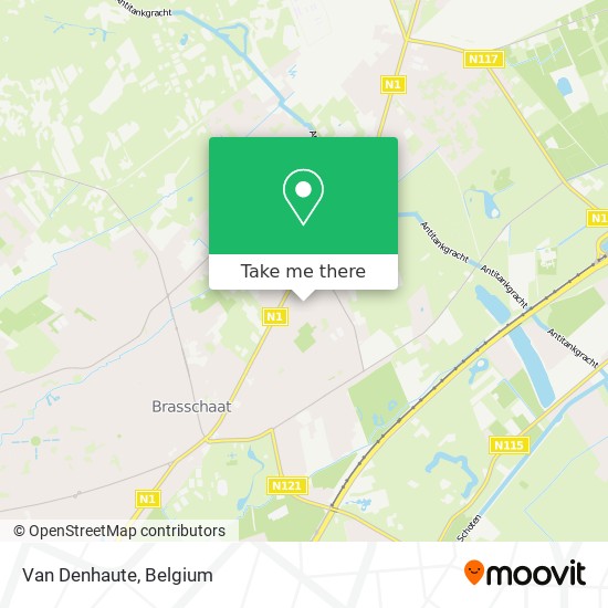 Van Denhaute map