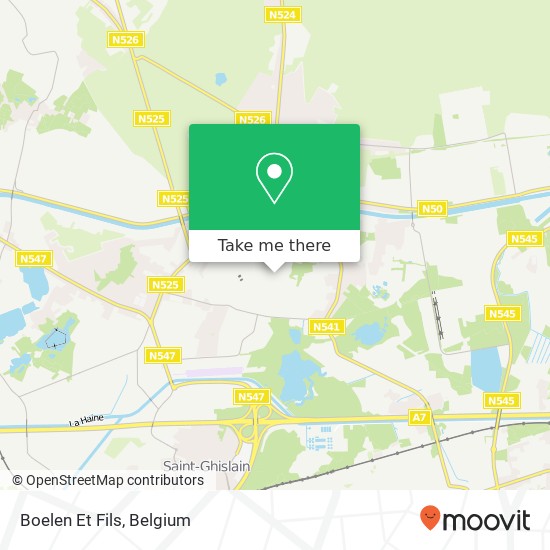 Boelen Et Fils map