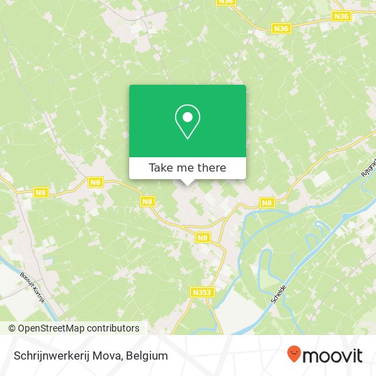 Schrijnwerkerij Mova map
